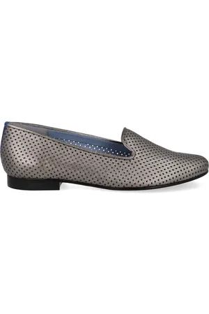 Blue Bird Perforated leather loafers
