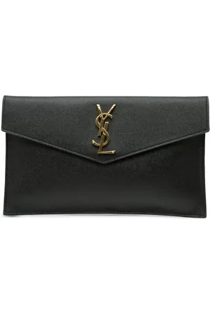 Saint Laurent 2020 Grain de Poudre Uptown Pouch clutch bag