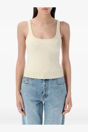 Marine Serre Moon knitted top