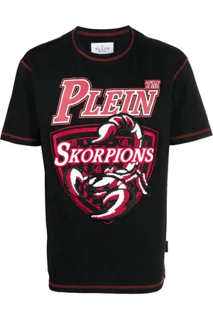 Philipp Plein Logo-print embroidered T-shirt