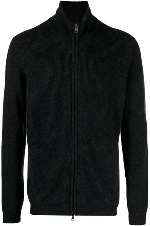 Roberto Collina Ribbed zip-up jacket