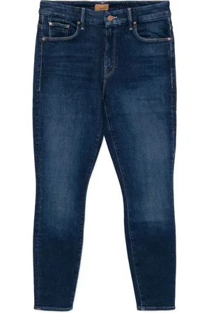 Mother High-waisted looker ankle jeans
