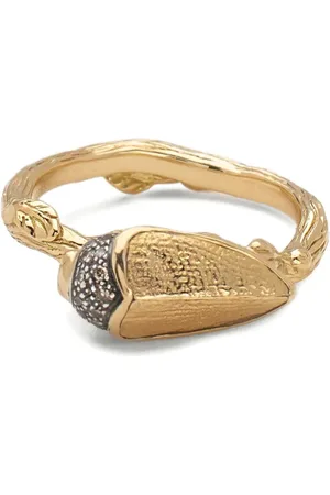 Bibi van der Velden 18kt yellow Scarab Stackable ring