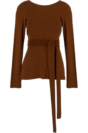 GENTRYPORTOFINO Belted blouse