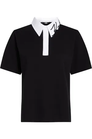 Karl Lagerfeld Organic cotton polo top