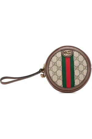 Gucci 2016-2024 GG Supreme Ophidia Round clutch bag