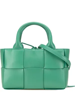 Bottega Veneta 2012-2024 Candy Lambskin Intreccio Arco Tote satchel