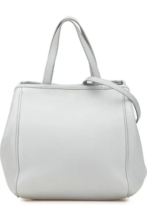 Céline 2021 Small Grained Calfskin Folded Cabas Tote satchel