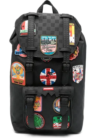 Sprayground Multiple-patches backpack