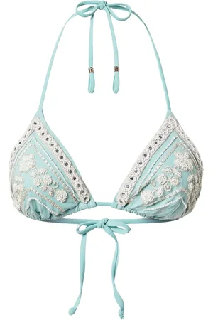 Twin-Set Embroidered triangle bikini