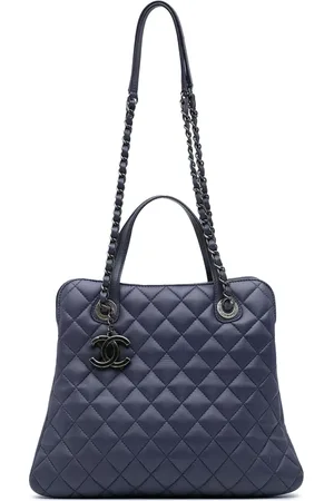 CHANEL 2015-2016 Quilted Lambskin Daily Shopping Tote satchel