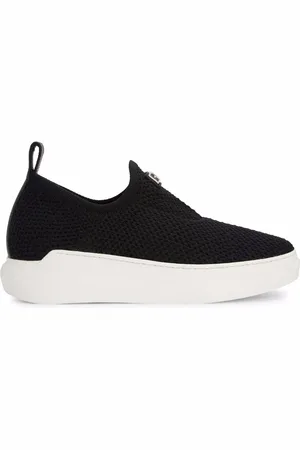 Giuseppe Zanotti Tyrian knitted upper slip-on sneakers
