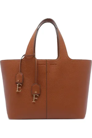 Elisabetta Franchi Logo-charm tote bag