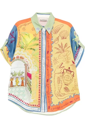 ALÉMAIS Surrealist summer shirt