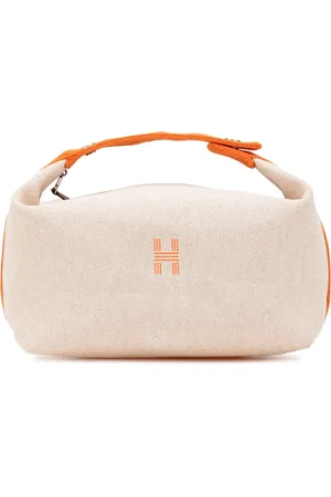 Hermès 2020-2024 Large Toile Bride a Brac vanity bag