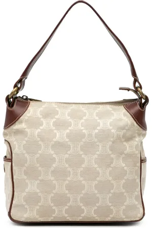 Céline 20th Century Macadam Canvas shoulder bag