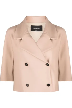 Fabiana Filippi Double-breasted cropped jacket