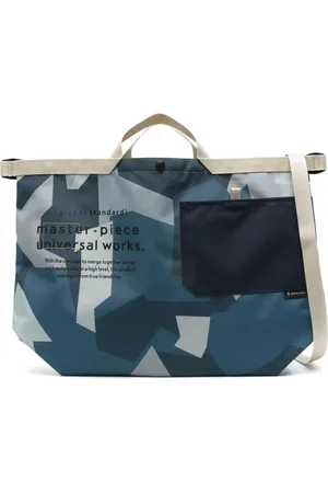 Universal Works X Master-Piece large camouflage-pattern canvas tote bag