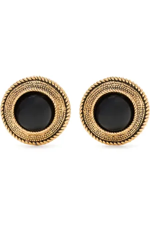 CHANEL Gripoix clip earrings