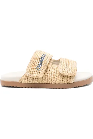 Dsquared2 Logo-embroidered slides
