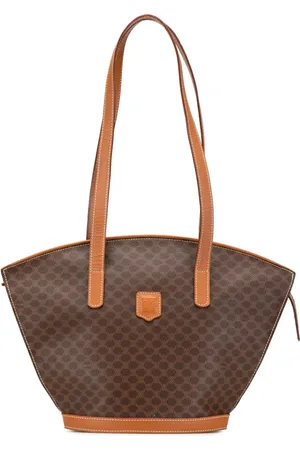 Céline 2006 Macadam Coated Canvas shoulder bag
