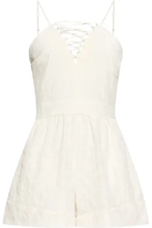 IRO Strap-detail playsuit