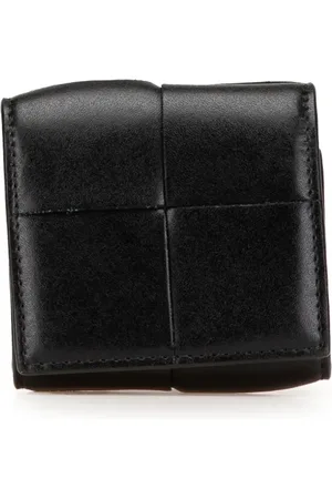 Bottega Veneta 2021-2024 Leather Intreccio Cassette Folded Purse coin pouch