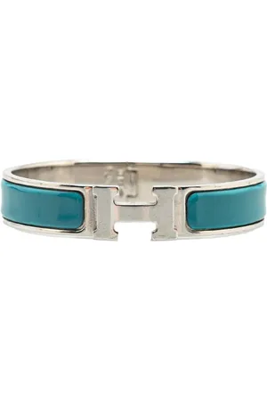 Hermès 20th Century Narrow Enamel Clic H Bracelet PM costume bracelet