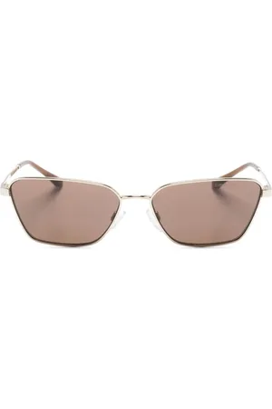 Emporio Armani Logo-engraved square-frame sunglasses