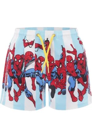 MC2 SAINT BARTH Spiderman-print swim shorts