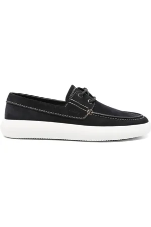 BRIONI Suede boat shoes