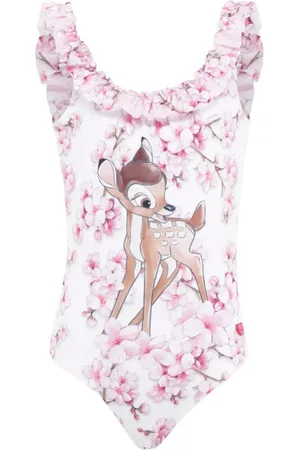 MONNALISA Bambi-print swimsuit