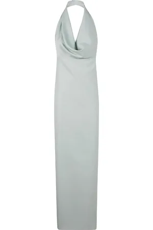 DRHOPE Draped halterneck gown