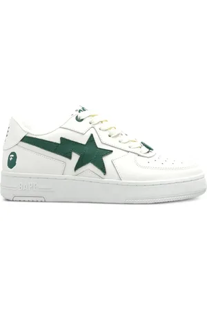 A Bathing Ape Leather-panelled sneakers