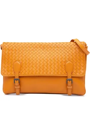 Bottega Veneta 2012-2024 Nappa Intrecciato Flap shoulder bag