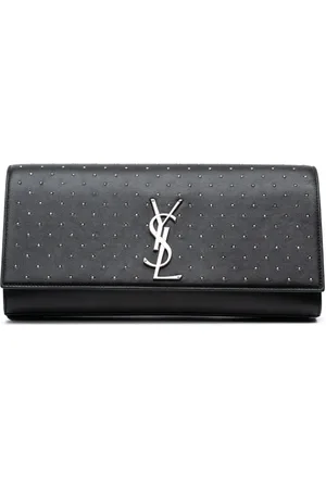Saint Laurent 2014 Leather Monogram Studded Cassandre clutch bag