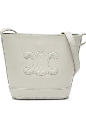 Céline 2022 Small Smooth Calfskin Cuir Triomphe bucket bag
