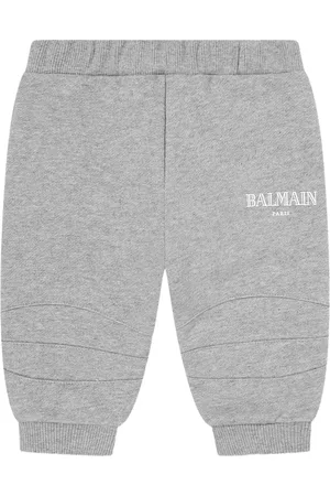 Balmain Logo-rubberised track jacket