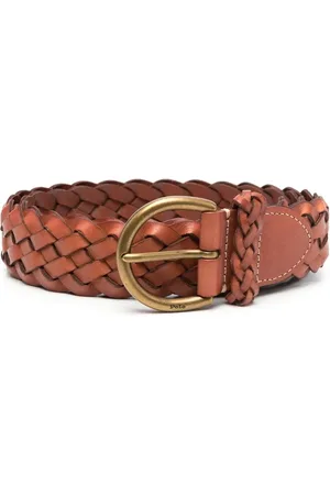Ralph Lauren Interwoven-design buckle belt