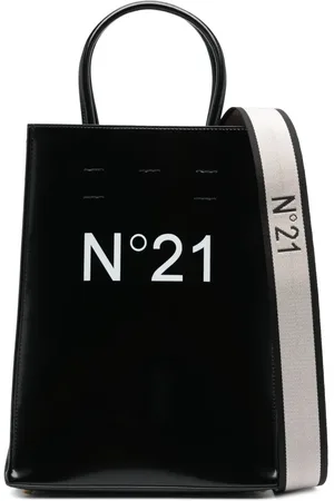 Nº21 Logo-print leather tote bag