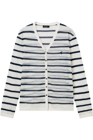 tout a coup Logo-embroidered cardigan