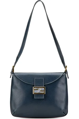 Fendi 2010-2024 Calfskin FF Marble Flap shoulder bag
