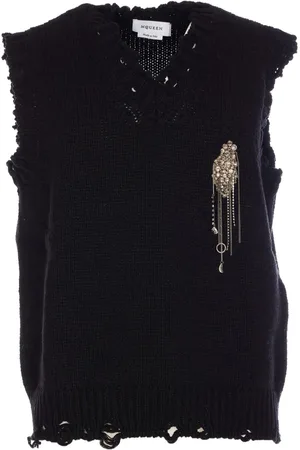 Alexander McQueen Ripped vest