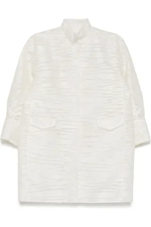 SHIATZY CHEN Mandarin-collar jacquard jacket