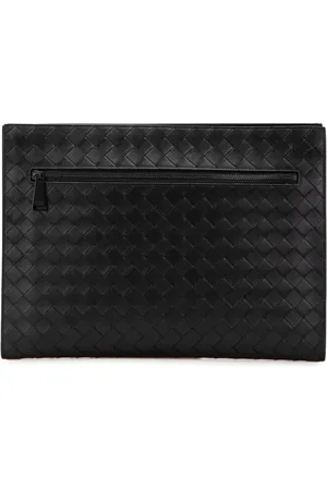 Bottega Veneta 2012-2024 Medium Calfskin Intrecciato Document Case clutch bag