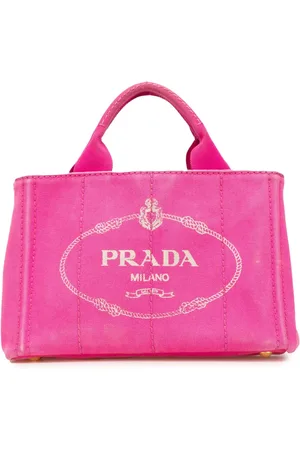 Prada 2013-2024 Small Canvas Canapa Logo satchel