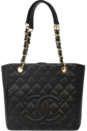 CHANEL 2009 CC quilted Petite tote bag