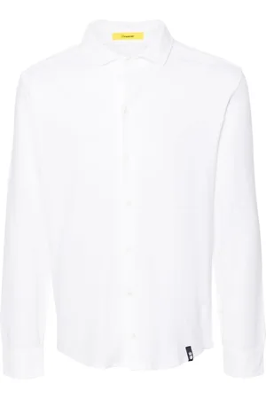 DRUMOHR Piqué-weave cotton shirt