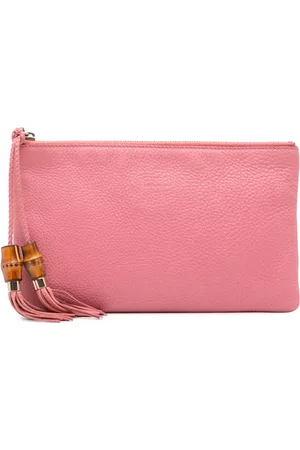 Gucci 2016-2024 Calfskin Bamboo clutch bag