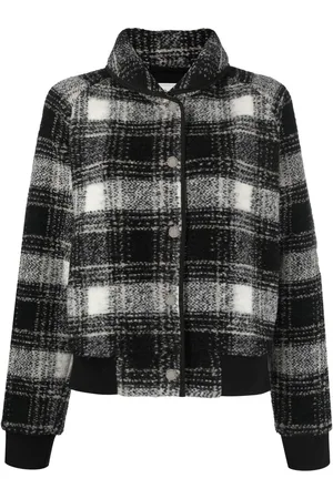 Woolrich Gentry check-print bomber jacket